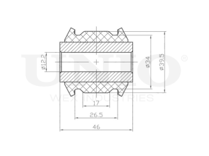 Front lower control arm silent block photo