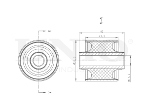 Rear upper control arm silent block photo