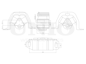 Engine mount left photo