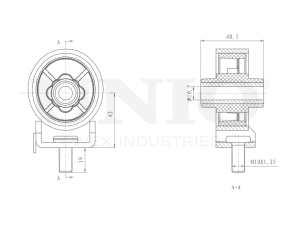 Engine support rear photo