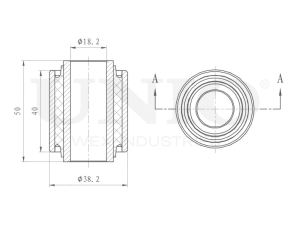 Front lower control arm silent block photo