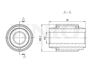 Stabilizer link silent block photo