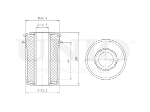 Inner front lower control arm silent block photo