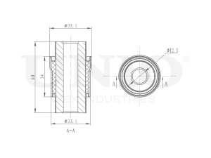Inner rear lower control arm silent block photo