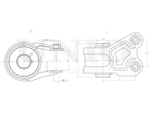 Rear front lower control arm silent block photo