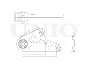 Engine support rear photo