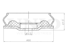 Rear differential mounting support photo