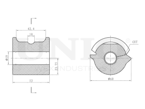 Front stabilizer bushing photo