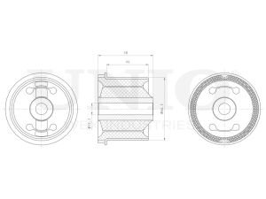 Rear beam silent block photo