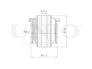 Front upper control arm silent block photo