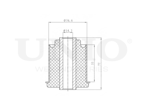 Inner front lower control arm silent block photo