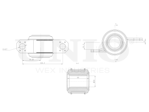 Rear front lower control arm silent block photo