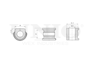 Front sway bar bushing photo