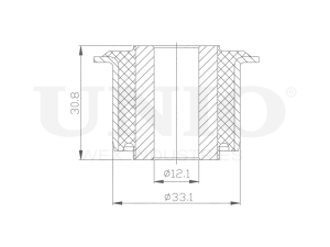 Front lower control arm silent block photo