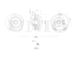 Left front shock absorber mount photo