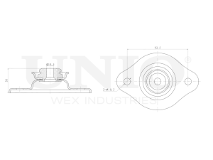 Rear shock absorber mount photo