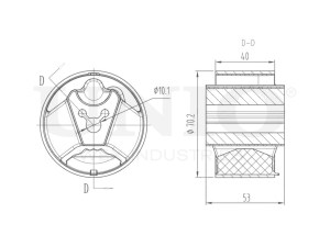 Right rear engine mount silent block photo