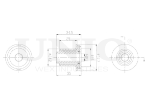 Steering rack silent block photo