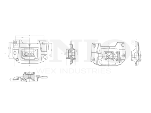 Опора двигателя левая photo