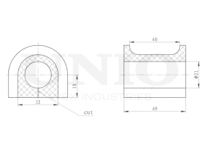 Rear stabilizer bushing photo