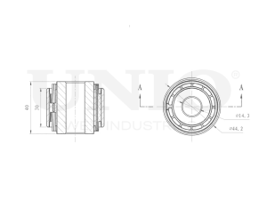 Outer rear upper control arm silent block photo