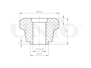 Outer front lower control arm silent block photo