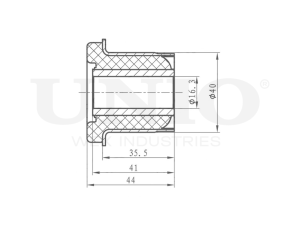 Front leaf spring silent block photo
