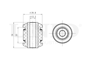 Front front lower control arm bushing photo