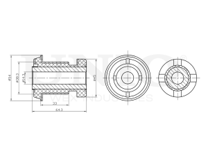 Front front lower control arm bushing photo