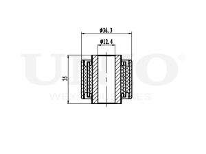 Rear upper transverse link bushing photo