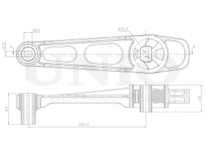 Engine mount front right photo