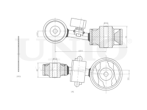 Engine mount front right photo