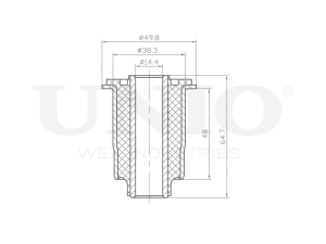 Front lower control arm silent block photo