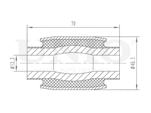 Rear beam silent block photo