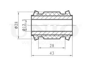 Inner rear lower control arm silent block photo