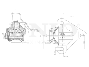 Опора двигателя правая photo