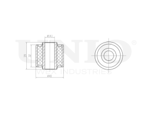 Front shock absorber bushing photo