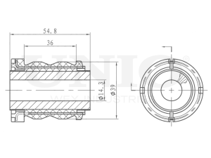 Inner rear transverse control arm silent block photo
