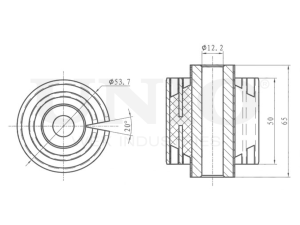 Rear lower control arm silent block photo