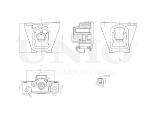 Engine mount front left photo