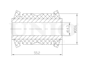 Front lower control arm silent block photo