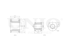 Front stabilizer bushing kit photo