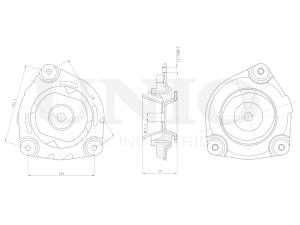 Right front shock absorber mount photo