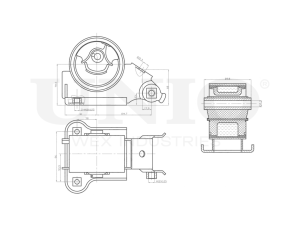 Engine support rear photo