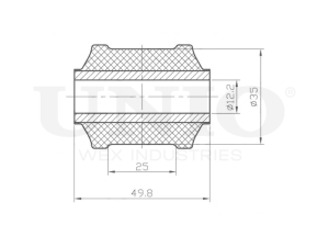 Lower control arm silent block photo