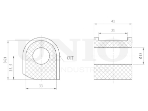 Front stabilizer bushing photo