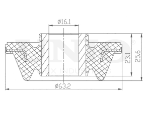 Front control arm silent block photo