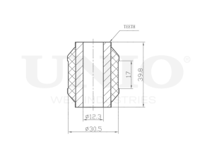 Inner rear transverse link silent block photo