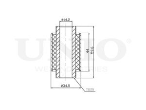 Front lower control arm silent block photo