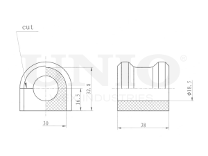 Rear stabilizer bushing photo